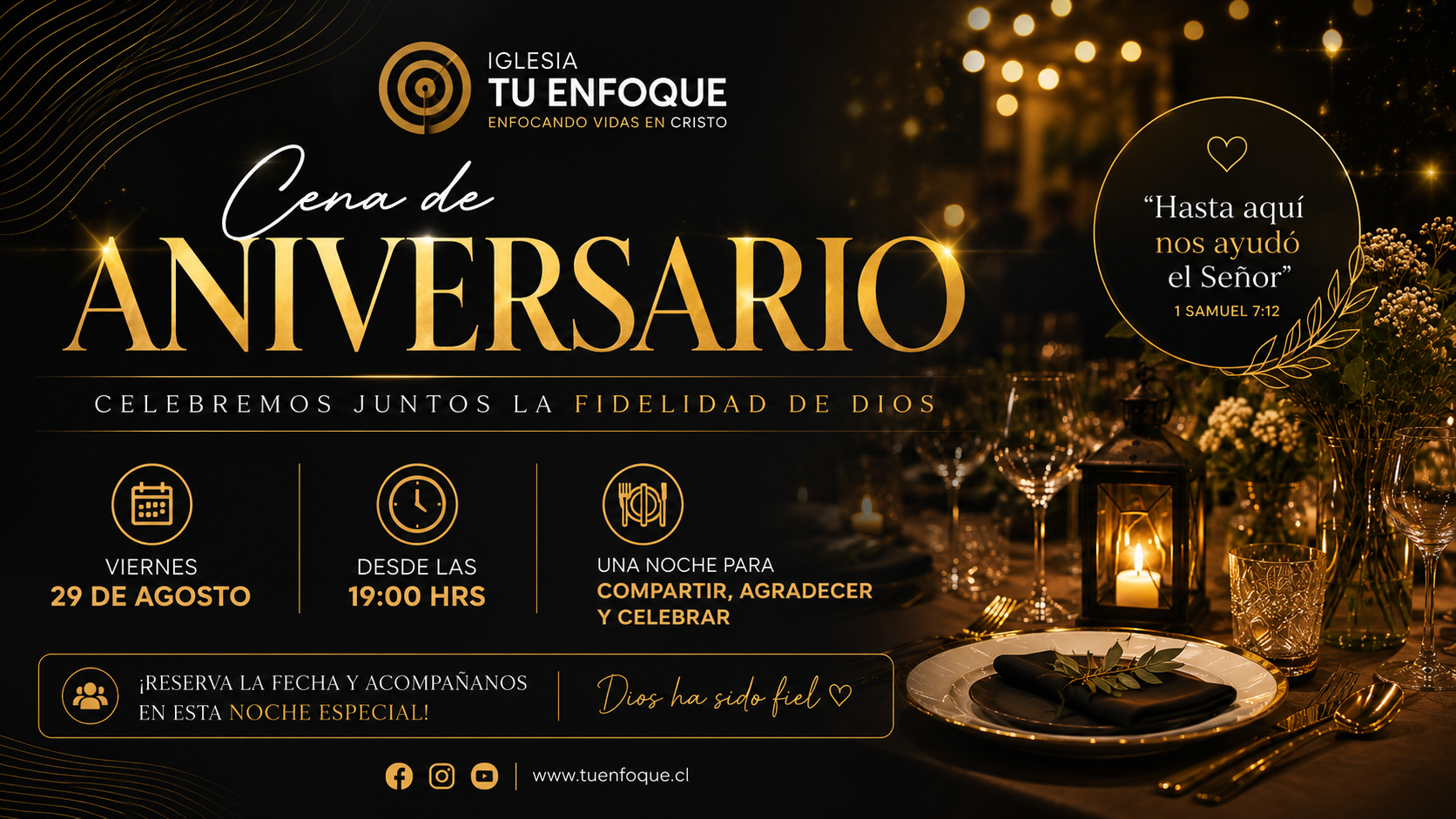 CENA ANIVERSARIO