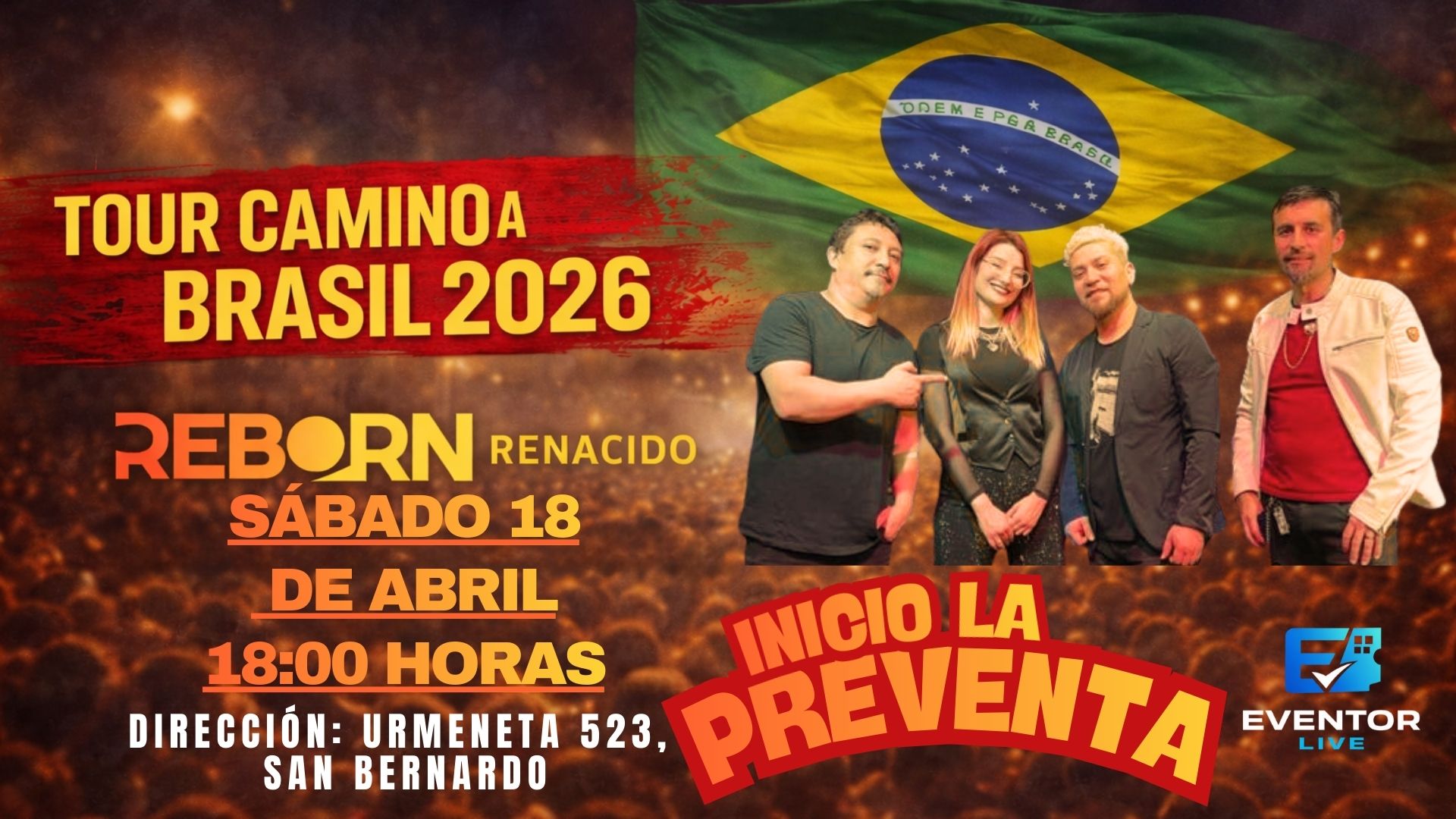 Banda Reborn - CAMINO A BRASIL 2026 (Segunda Fecha)